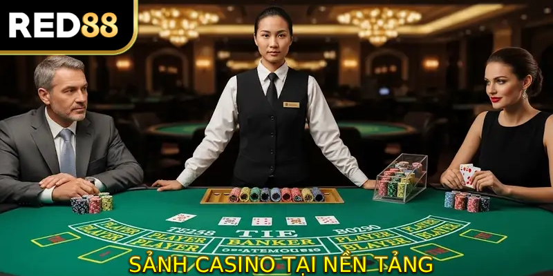 Sảnh casino tại nền tảng